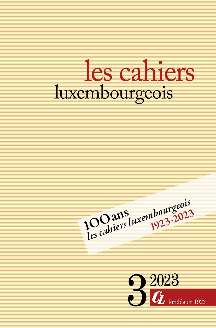 Cahiers Luxembourgeois